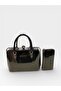 Women's Patent Leather Handbag – Stylish Design, Double Handles, Daily & Special Use