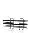1 Piece Bathroom Organizer with Adhesive Hook, Shampoo Holder, Soap Holder, Bathroom Shelf, Black - 4