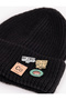 Multi-Colored Brooch Detailed Layered Beret - 3