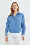 قميص فضفاض بخصر مطاطي من الجانبين - 2
