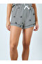 Black Striped Bow Print Shirt and Shorts Set - 6