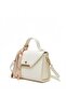 Small Size Faux Leather Cover with Scarf Detail Shoulder & Hand Bag - 4