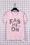 Women's Plus Size Lycra Crew Neck Drop Shoulder Stone Print Patterned Mom T-Shirt Combed Cotton Blouse - 2