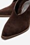 Vales Women's Genuine Leather Western Sandals Brown Suede - 3