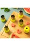 6Pcs Stainless Steel Fruit Shape Cutter Sandwich Cutters for Kids, Cookie Cutters Mold - 4