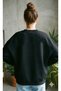 -Kadin Premium 3 Thread Printed Oversize Sweatshirt – Trendy Streetwear Style - 3