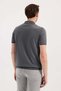 Smoked Slim Fit Knitwear Zippered Polo Neck T-Shirt - 4