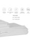 Light Grey Duvet Cover with 1 Pillow Sham - Quilt Cover Bedding Set (Twin/Single) - 3