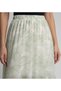Apsen Women Water Green Floral Patterned High Waist Elastic Flowy A-Line Maxi Skirt 2204-90 - 7