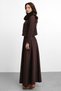 Molly Nelly Women's Fur Collar Detailed Skirt Suit - 6