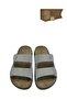 Women's Genuine Leather Suede Slippers Velten Natura Stone - 4