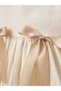 Linen Girls' Dress with Bow Detail - 4