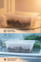 Family 678 ml Set of 10 Washable Storage Containers Suitable for Microwave and Deep Freezer - 5