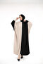 Yarasa Abaya & Black Beige -2328