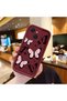 Tecno Spark 40C Compatible Shockproof Simple Claret Red Silicone Phone Case Butterfly Pattern