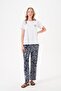 Women's Ecru Pajama Set 29011 - 2