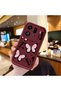 Oppo Find X9 Pro 5g Compatible Shockproof Simple Claret Red Silicone Phone Case Butterfly Pattern