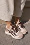 Brali̇to Women's Beige Brown Transitional Comfortable Sole Sneaker - 4