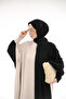Yarasa Abaya & Black Beige -2328 - 5