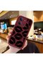 Redmi 15C 5g Compatible Shockproof Simple Claret Red Silicone Phone Case Kiss Pattern