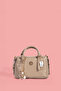 2-Piece Shiny Patent Leather Star Charm Detailed Hand and Shoulder Strap Bag - 6