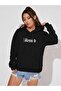 Blessed Printed Oversize Unisex Sweatshirt