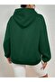 Printed Brown Green Black Gray Hooded Sweatshirt - 3