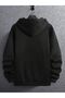 Unisex Hooded Printed Sweatshirt - 3