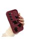 Redmi 15 5g Compatible Shockproof Simple Claret Red Silicone Phone Case Cat Pattern - 2