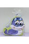 Metal Piggy Bank with Baby Snake Figure - Children's Savings Box with Lock and Key, Blue - 2