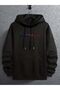 Unisex Hooded Printed Sweatshirt - 2
