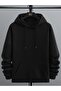 Men's Large Size Hooded Sweatshirt