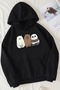 2-Piece Lover Couple Combination Printed Hooded Sweatshirt - 2