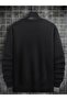 Crew Neck Printed Oversize Sweatshirt - 2