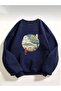 Totoro Printed Hooded Oversize Unisex Sweatshirt Eyaxx Sportwear Company