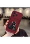 Tecno Spark 40 Compatible Shockproof Simple Claret Red Silicone Phone Case Cat Pattern