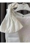Satin Ribbon Detailed Sequin Costume Party Girl's Dress - 5