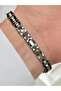 Black and Silver Steel Men's Bracelet Frj10175A-J 2 Year Warranty Gift Boxed - 2