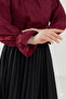 Ruffle Sleeve Poplin Shirt - 3