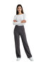 High Waist Palazzo Trousers with Lycra Pockets, Straight Cut Wide Leg - Anthracite - 7