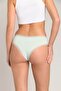 Cherie Modal Blended Lace Cheeky Panties - Light Green - 3