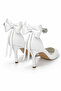 Women's Stiletto Stone Ankle Bow Heeled Shoes 8 cm - 2