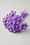 100 Pieces Light Lilac Chenille 30cm, Fuzzy Plush Velvet Wire, Handicraft, Flower, Gift, Decoration, School Event - 3