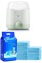 Electric Portable Baby Milk Warmer with Disposable Changing Mats (210 Pack, 60x90cm,Blue)