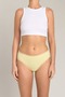 Cherie Modal Blended Lace Cheeky Panties - Light Yellow