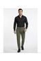Men's Quality Flexible Lycra Ankle-Length Jogger Woven Trousers with Back Pockets - 6
