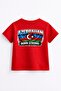 Azerbaijan Born Strong – Flag Effect Printed Kids' T-Shirt