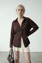 Women's Shirt with Lace and Tie Detail on the Back - 2