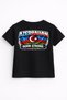 Azerbaijan Born Strong – Flag Effect Printed Kids' T-Shirt