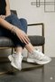 White Gray Color Stone Comfortable Sneaker Casual Sports Shoes Todow - 2